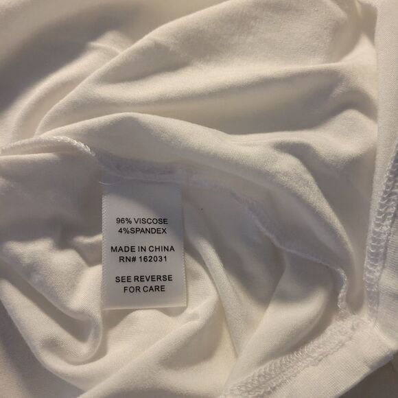 "Tint & Shadow" Woman's long sleeve blouse Size: 3X white Pullover NWT - Picture 8 of 9